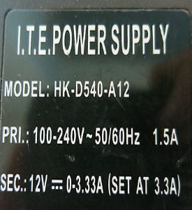 HP 0950-4466/0957-2094 Printer 40W AC Power Charger Adapter 32V 940mA 16V 625mA